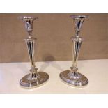 Old Sheffield Plate candlesticks