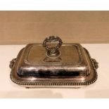 An early C19th English Old Sheffield Plate tureen and warming stand