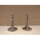 Old Sheffield Plate Candlesticks