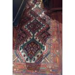 Fine North West Persian Heriz runner, 310cm X 90cm.