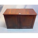 A 19th Century mahogany table top cabinet,