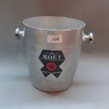 A vintage Moet champagne bucket