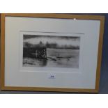 Martin Richards, a limited edition etching titled 'Last of Enderby Wharf',