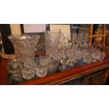 A mixed collection of glassware.