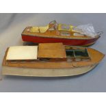 Two models of barge boats called 'Patricia' and 'Marauder'.