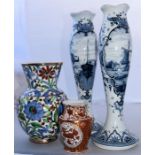 x2 Delft vases