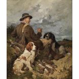 A SPORTSMAN WITH HIS SPANIELS by John Emms (British, 1844–1912)