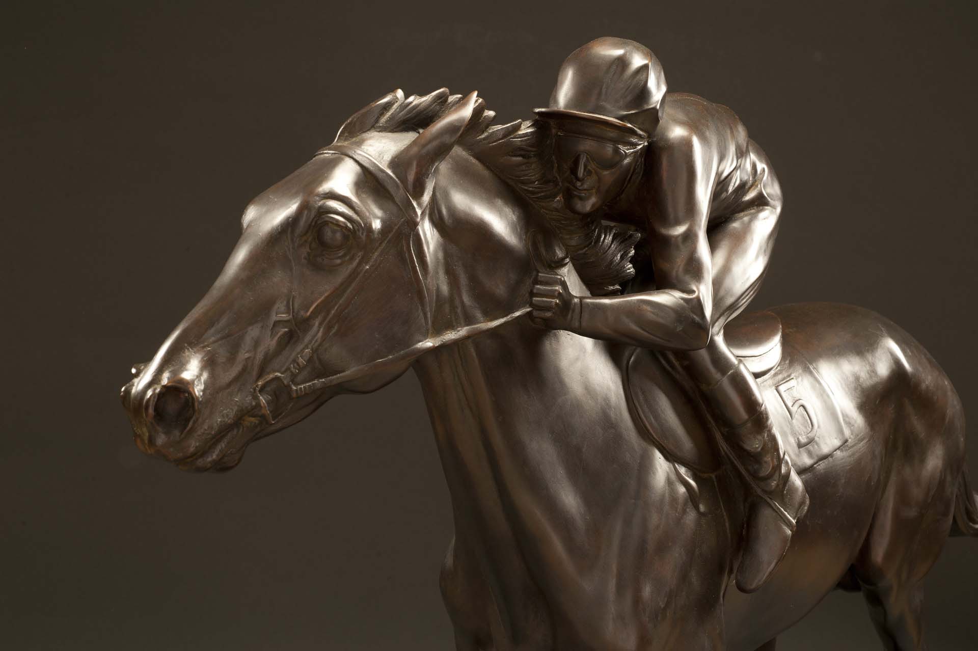 HORSE AND JOCKEY by Helmut Diller (German, 1911–1984) - Image 2 of 2