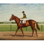 MAN O’ WAR, CLARENCE KUMMER UP by Richard Stone Reeves (American, 1919–2005)