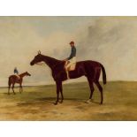 MR. JOHN GULLY’S ANDOVER, A. DAY UP, WINNER OF THE 1854 DERBY by Harry Hall (British, 1814–1882)