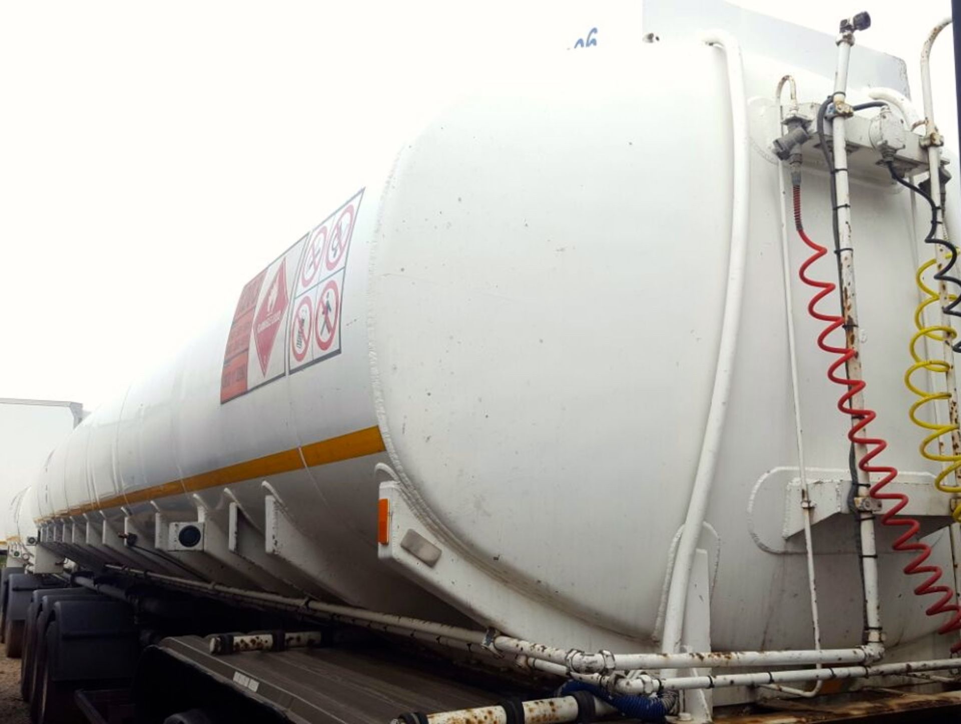 1996 TTM TRI-AXLE ALUMINIUM FUEL TANKER TRAILER - (CRB144EC)