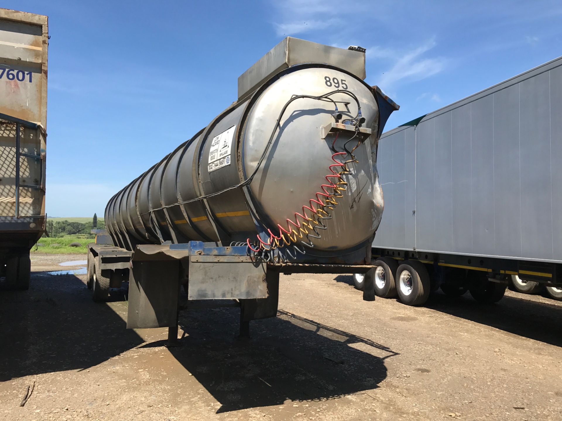 1997 TANK CLINIC TRI AXLE S/STEEL TANKER TRAILER - (ND342116) - (LOCATION: KZN)