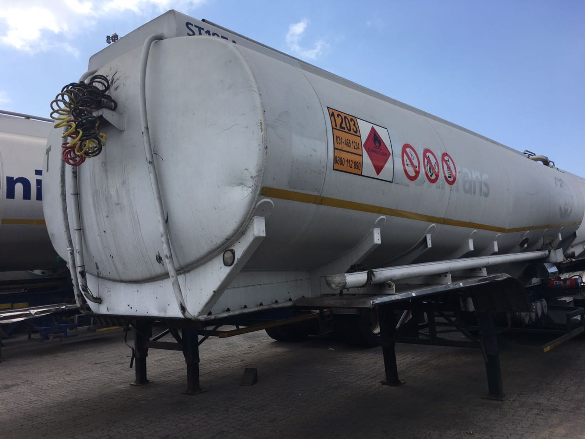 2003 TANK CLINIC INTERLINK ALUMINIUM TANKER TRAILER - (ND58158/ND53701) - (LOCATION: KZN)