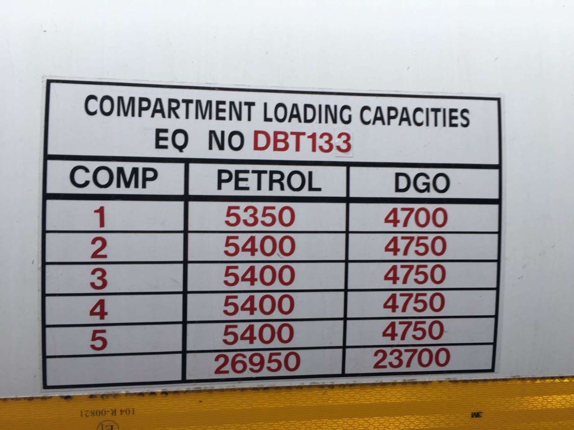 2009 GRW TRI-AXLE D/BAR ALUMINIUM FUEL TANKER TRAILER - (FJH614EC) - Image 2 of 4