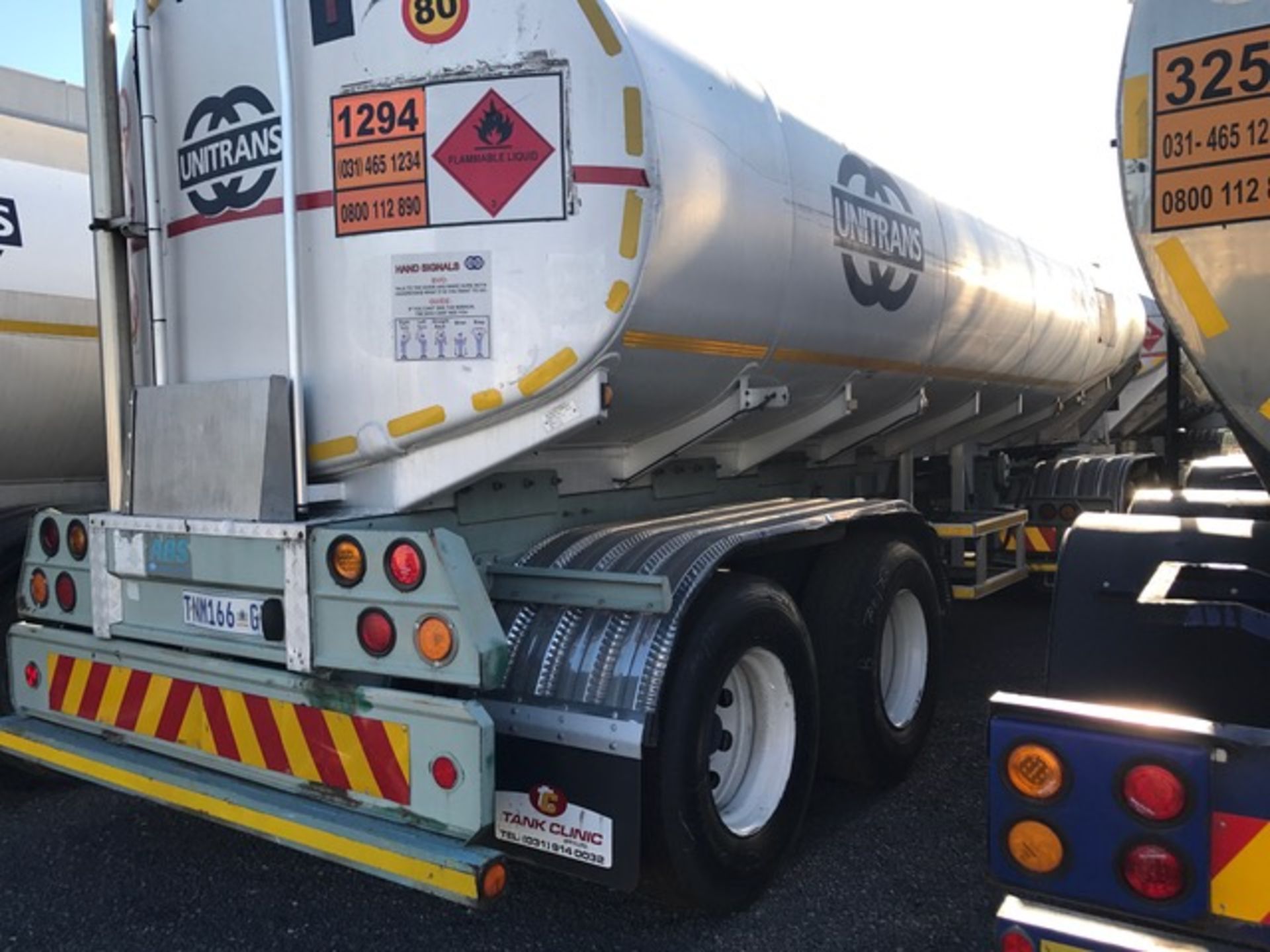 2006 ROUTE MANAGEMENT INTERLINK ALUMINIUM TANKER TRAILER (LOC: DARNALL, KZN) - (TMV516/TNM166GP) - Image 12 of 18