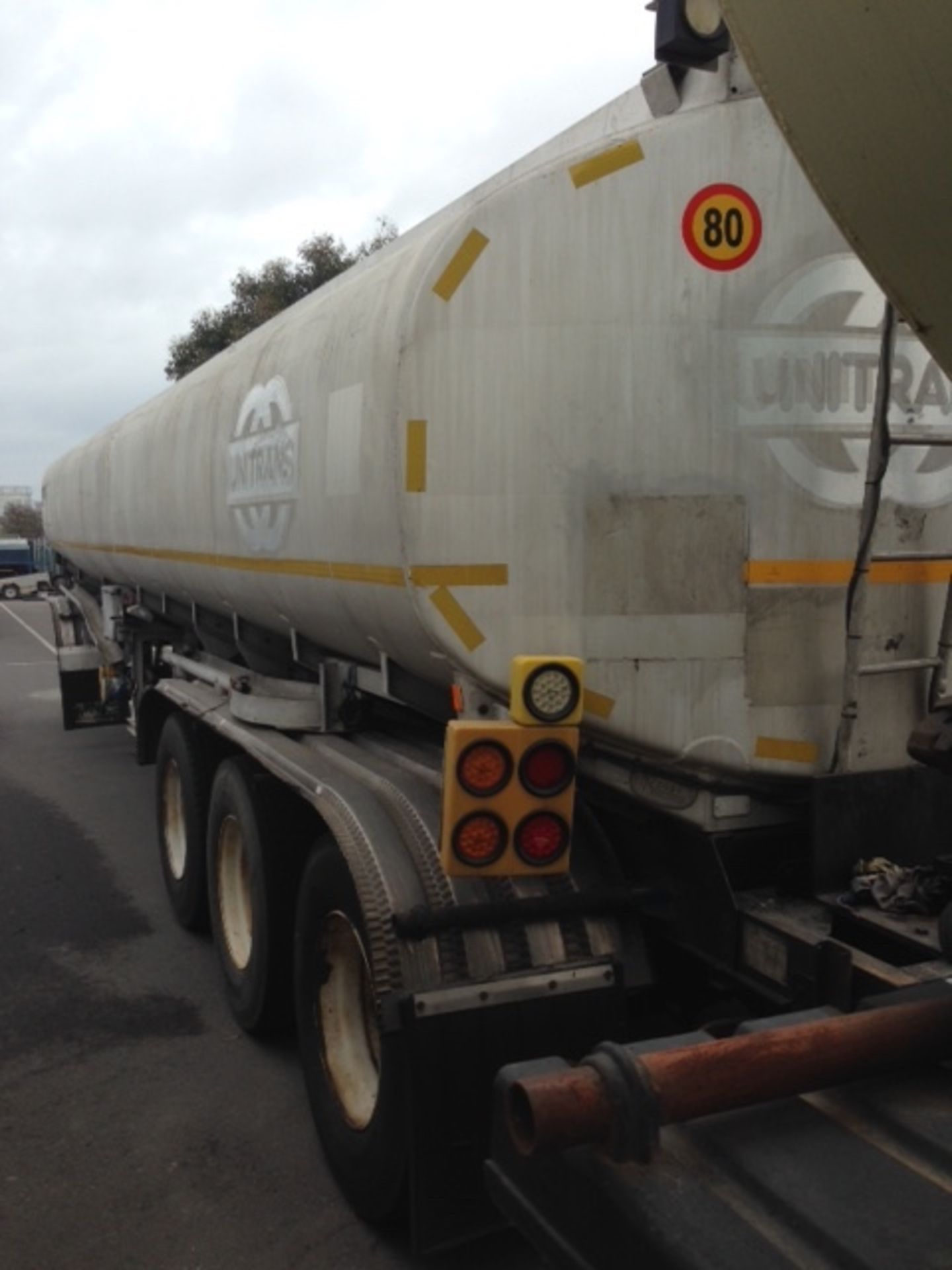 1995 ROSBY TRI-AXLE ALUMINIUM FUEL TRAILER (LOC: CAPETOWN) - (7480) - Image 6 of 6