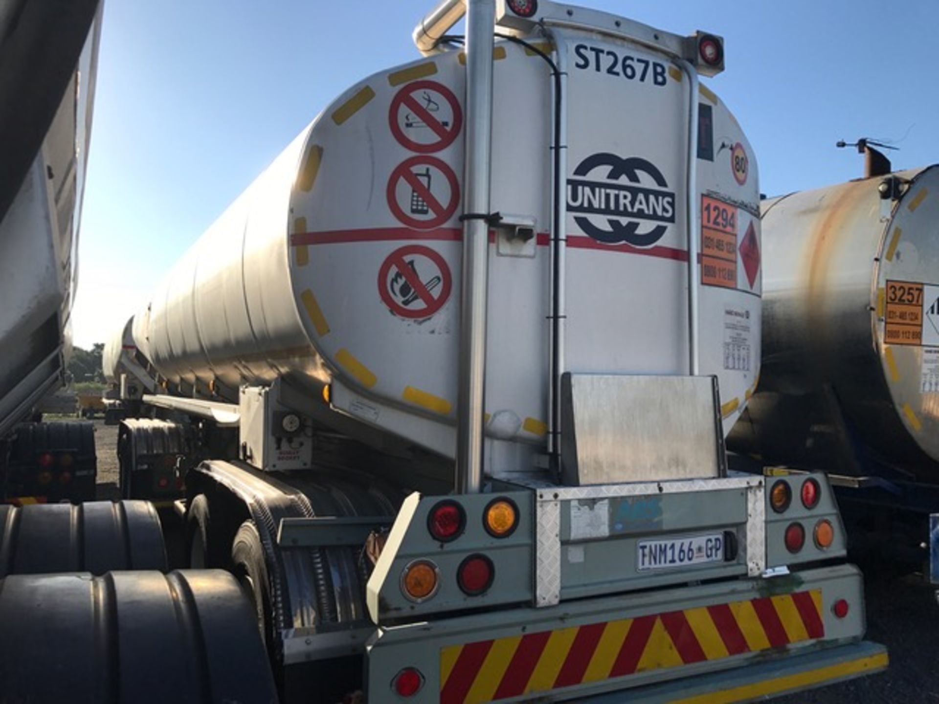 2006 ROUTE MANAGEMENT INTERLINK ALUMINIUM TANKER TRAILER (LOC: DARNALL, KZN) - (TMV516/TNM166GP) - Image 13 of 18