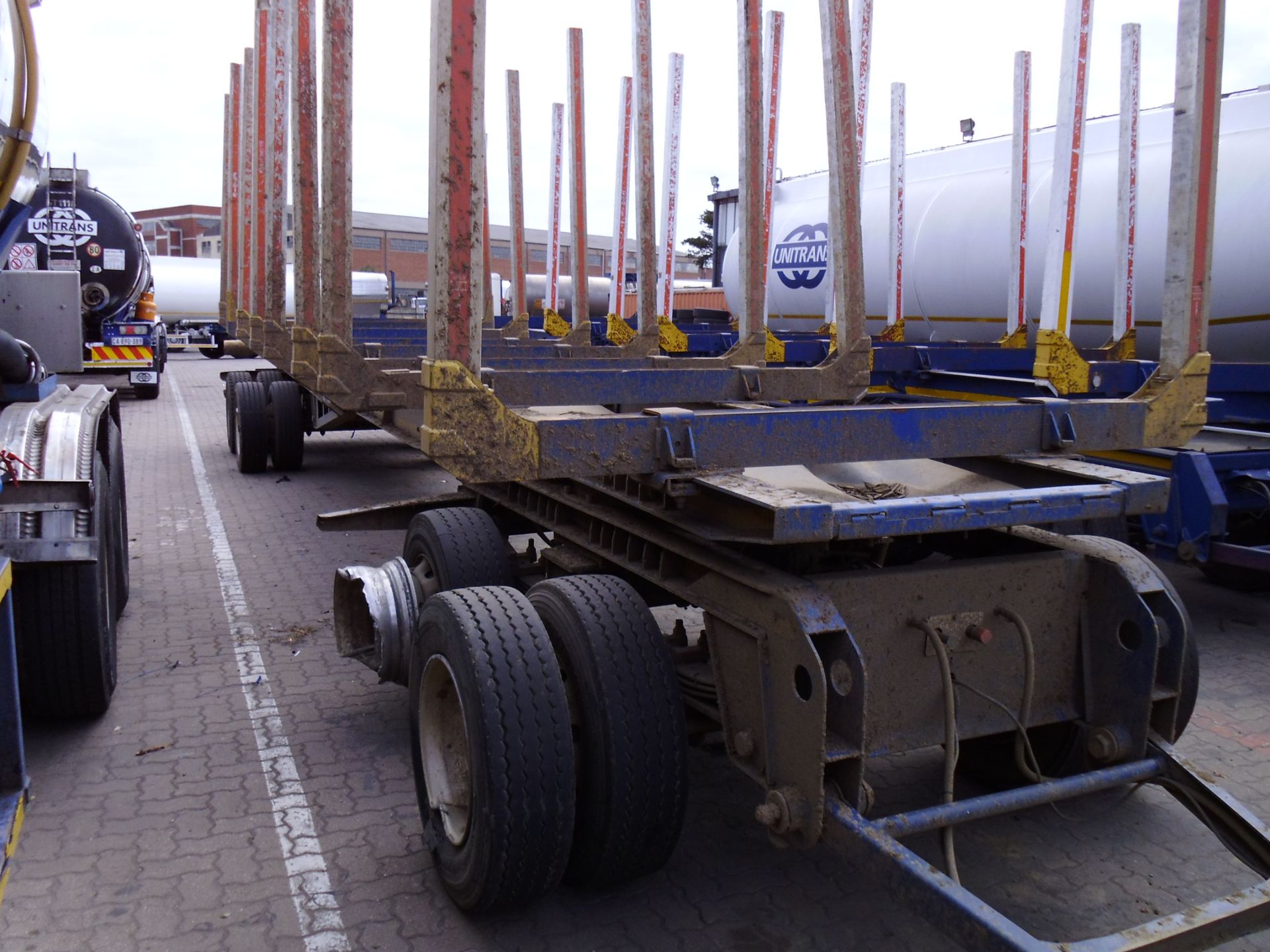 2008 TOHF 4-AXLE D/BAR TIMBER TRAILER (LOC: CLAIRWOOD, DBN) - (NUF42337)