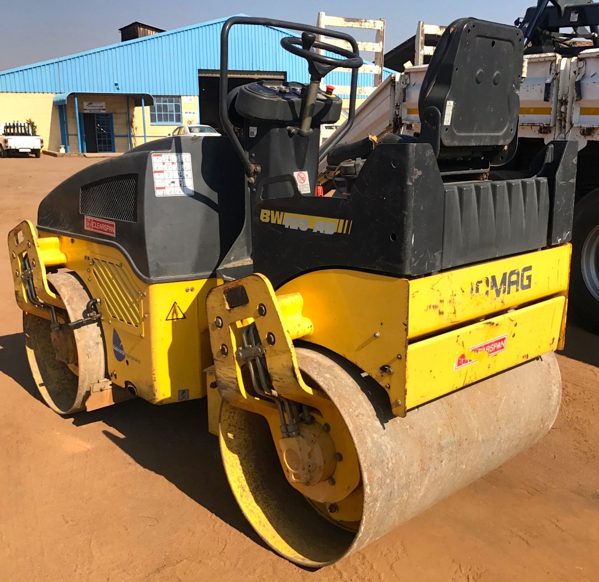 2006 BOMAG BW120AD-4 RIDE ON ROLLER - (101880024152) - Image 3 of 3