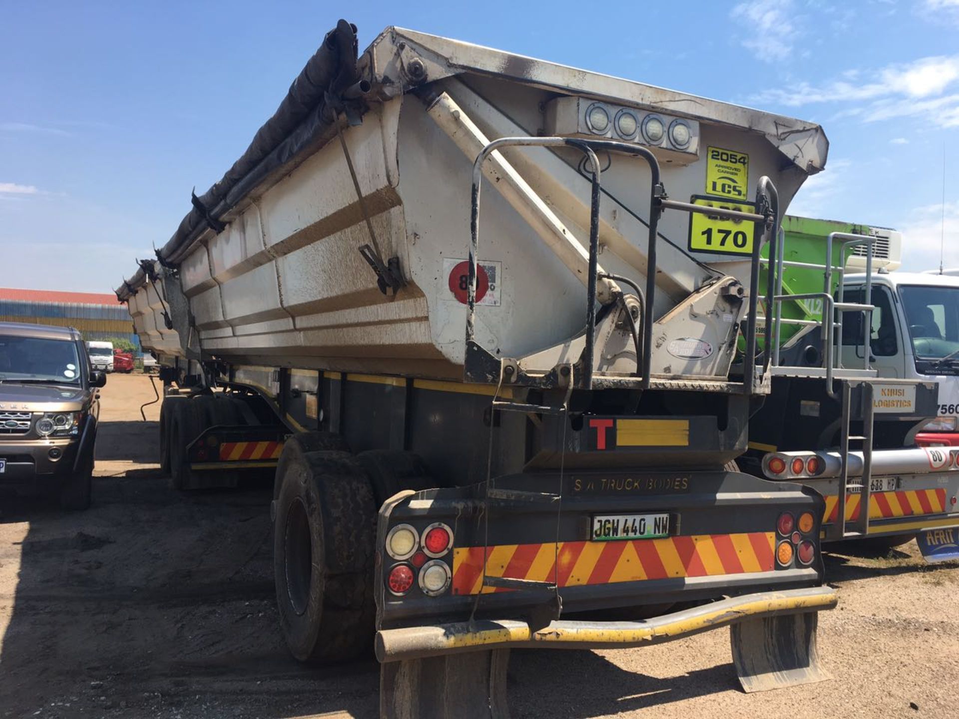 2011 SA TRUCK BODIES SIDE TIP INTERLINK TRAILER - (JGW439/440NW) - Image 7 of 7