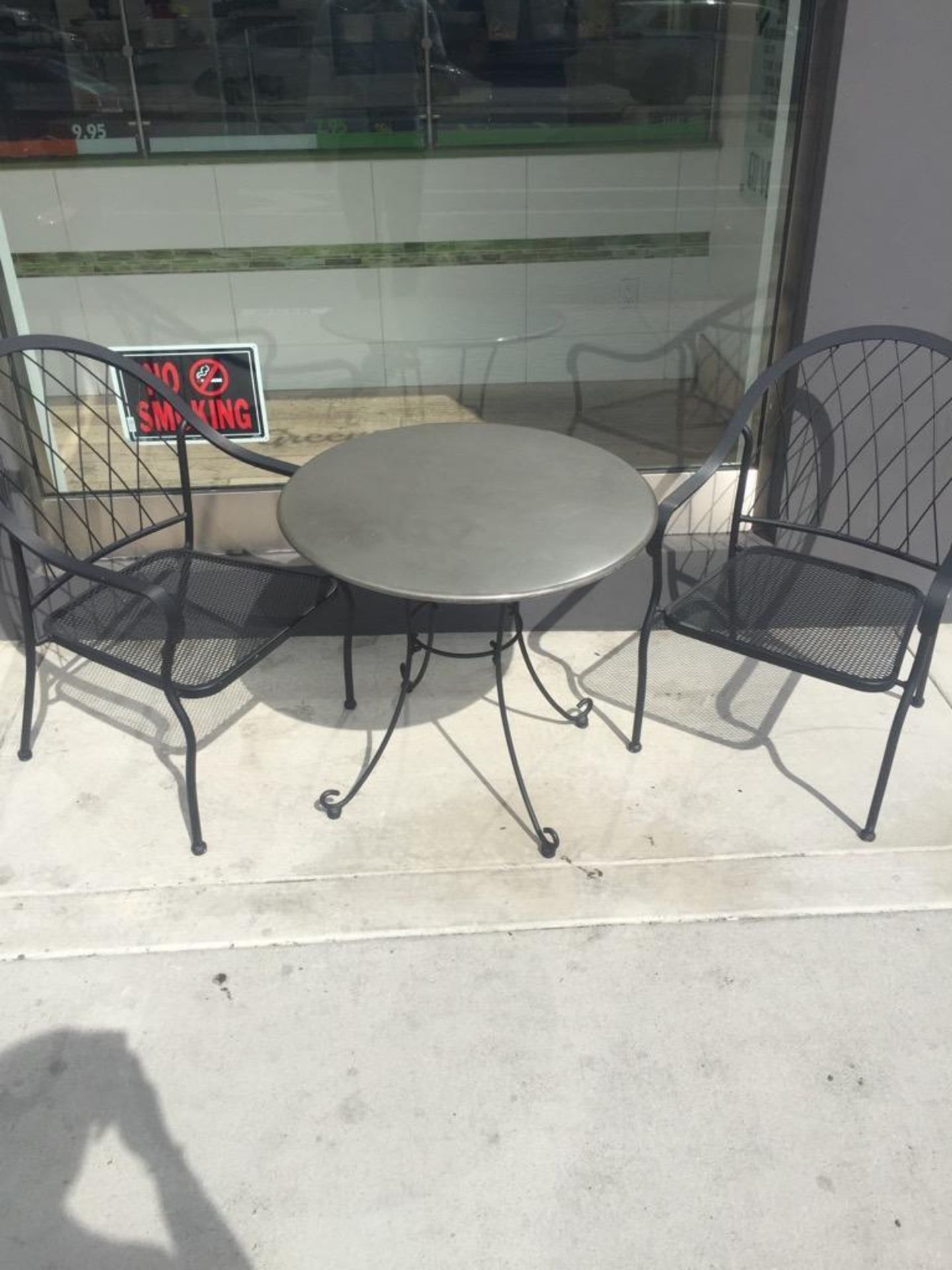 OUTDOOR FURNITURE - SEATS (4) - TABLES (2)