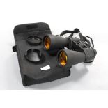 A PAIR OF SAKURA BINOCULARS IN CASE