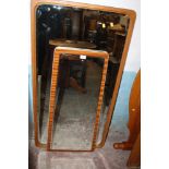 TWO RETRO MIRRORS TO INCLUDE A CLARK EATON EXAMPLE