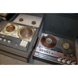 TWO REEL TO REEL PLAYERS TO INC A PYE EXAMPLE