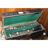 A CASED CLARINET