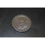 A GEORGE III CARTWHEEL TWO PENCE COIN