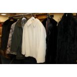 A SELECTION OF LADIES AND GENTS VINTAGE COATS