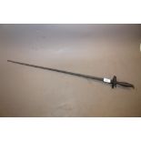 A VINTAGE FENCING SWORD A/F