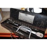 BRITOOL SOCKET WRENCHES IN TOOL CASE