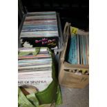 A QUANTITY OF LP RECORDS TO INC THE MONKEES, DURAN DURAN, LEVEL 42 ETC