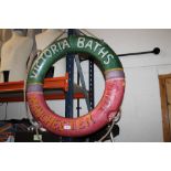 A VICTORIA BATHS MANCHESTER REPRODUCTION LIFE RING