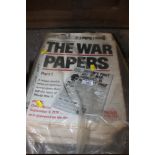 A COLLECTION OF 'THE WAR PAPERS', NEWSPAPERS ETC