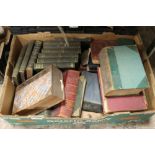 A TRAY OF VINTAGE BOOKS TO INC ANTIQUARIAN EXAMPLES