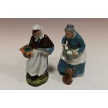 TWO ROYAL DOULTON FIGURINES - 'THE FAVOURITE' AND 'COUNTRY LASS' (2)