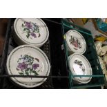 TWO BOXES OF PORTMEIRION BOTANIC GARDEN DINNER PLATES