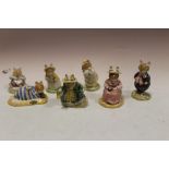 A COLLECTION OF SEVEN ROYAL DOULTON BRAMBLY HEDGE FIGURES - BOXED