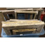 A BOX OF ASSORTED PICTURE FRAMES