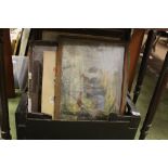 A LARGE QUANTITY OF PICTURE FRAMES