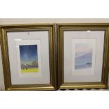 A PAIR OF LIMITED EDITION WATERCOLOURS, SIGNED SPENCER