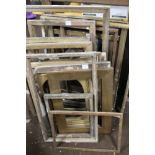 A LARGE QUANTITY OF PICTURE FRAMES