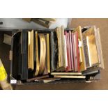 A BOX OF ASSORTED PICTURE FRAMES
