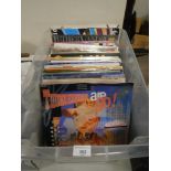 A SELECTION OF ASSORTED RECORDS TO INCLUDE THUNDERBIRDS, BILLY IDOL, MC HAMMER, ETC