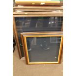 FOUR SMALL GLASS DISPLAY CABINETS