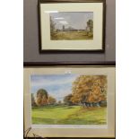 TWO SIGNED LIMITED EDITION PRINTS, GOLFING INTEREST, BOTH SIGNED