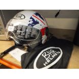 A BHR UNION JACK MOTORCYCLE HELMET