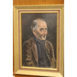 A H PHILIP (XXI). Portrait of an elderly gentleman, signed lower right, oil on board, framed, 25 x